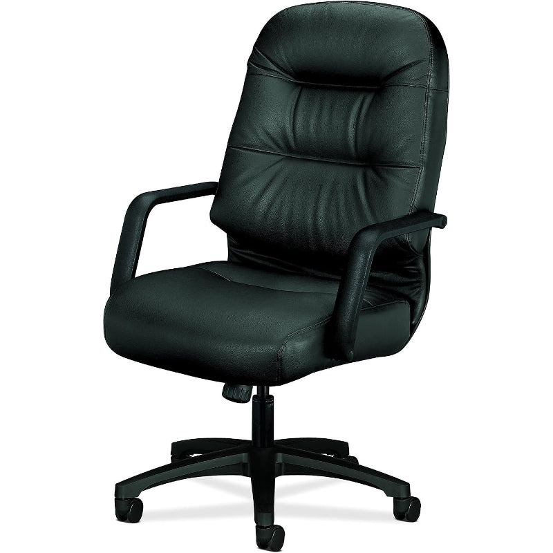 Pillow‑Soft High‑Back Leather Executive Office Chair