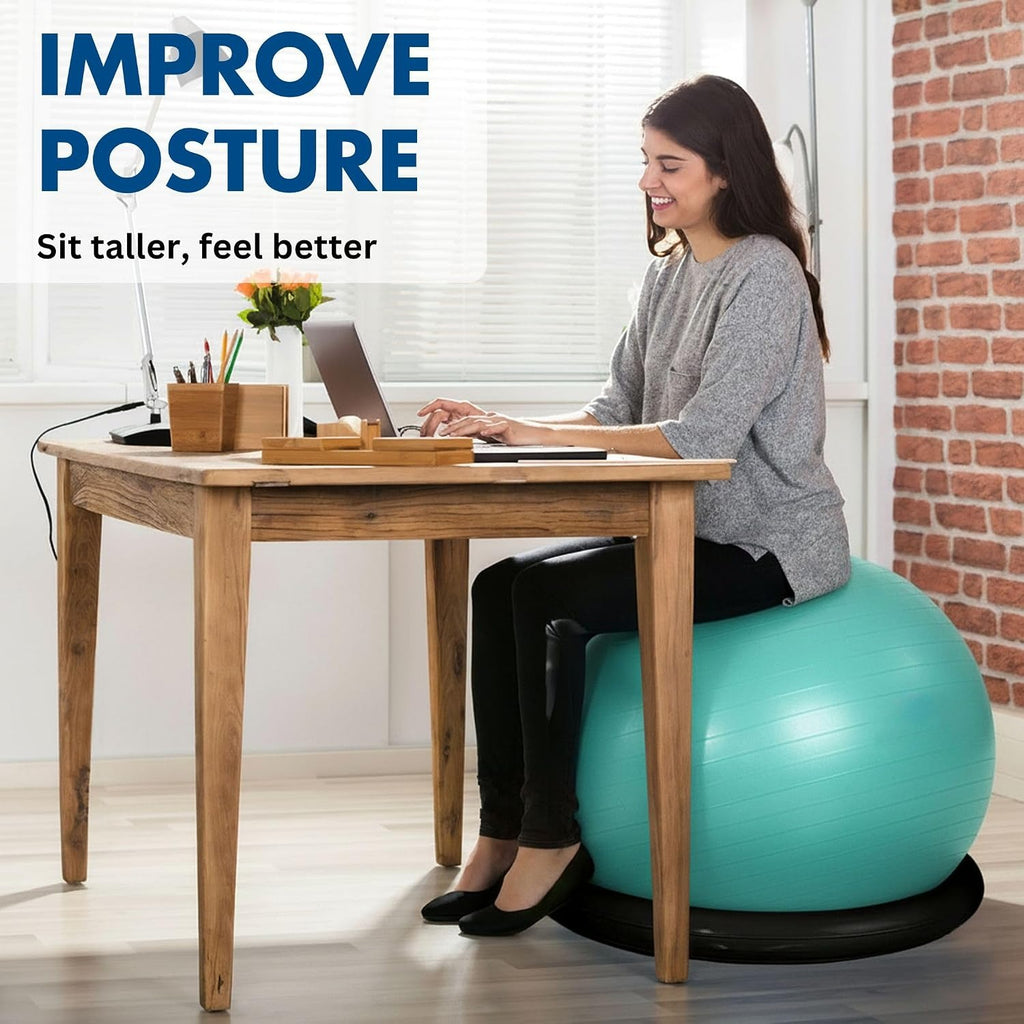 Stability Yoga Ball Office Chair With Base