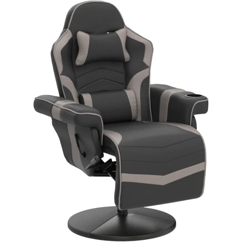 Massage Reclining Gaming Chair With Footrest