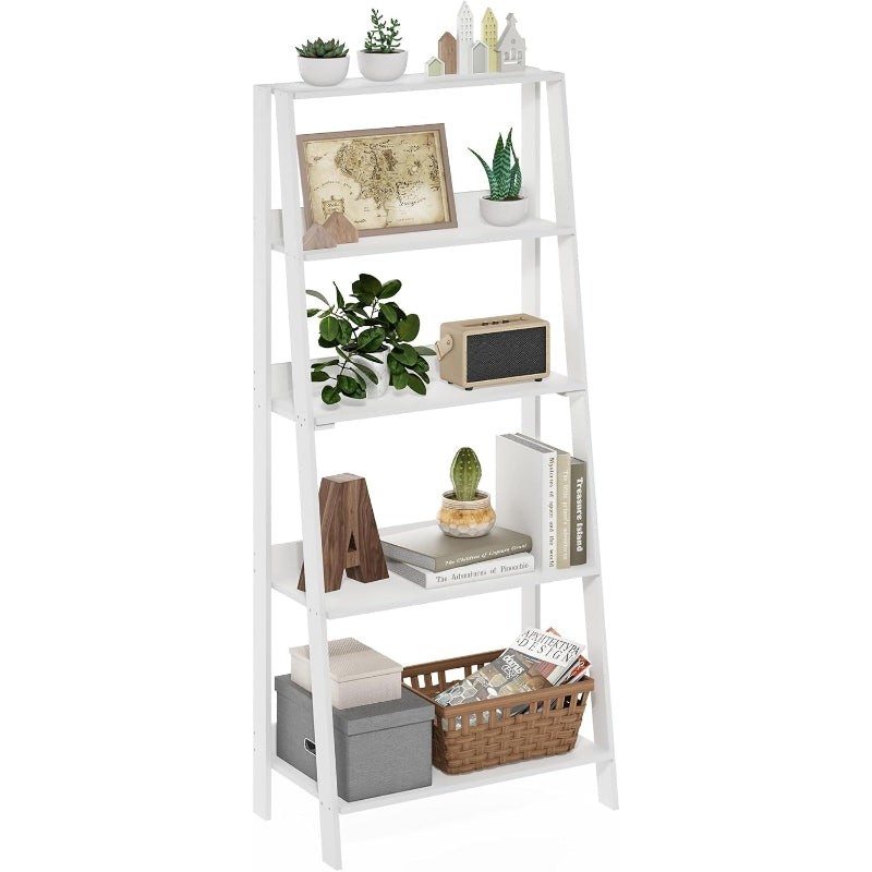 5‑Tier Open Ladder Display Storage Bookshelf