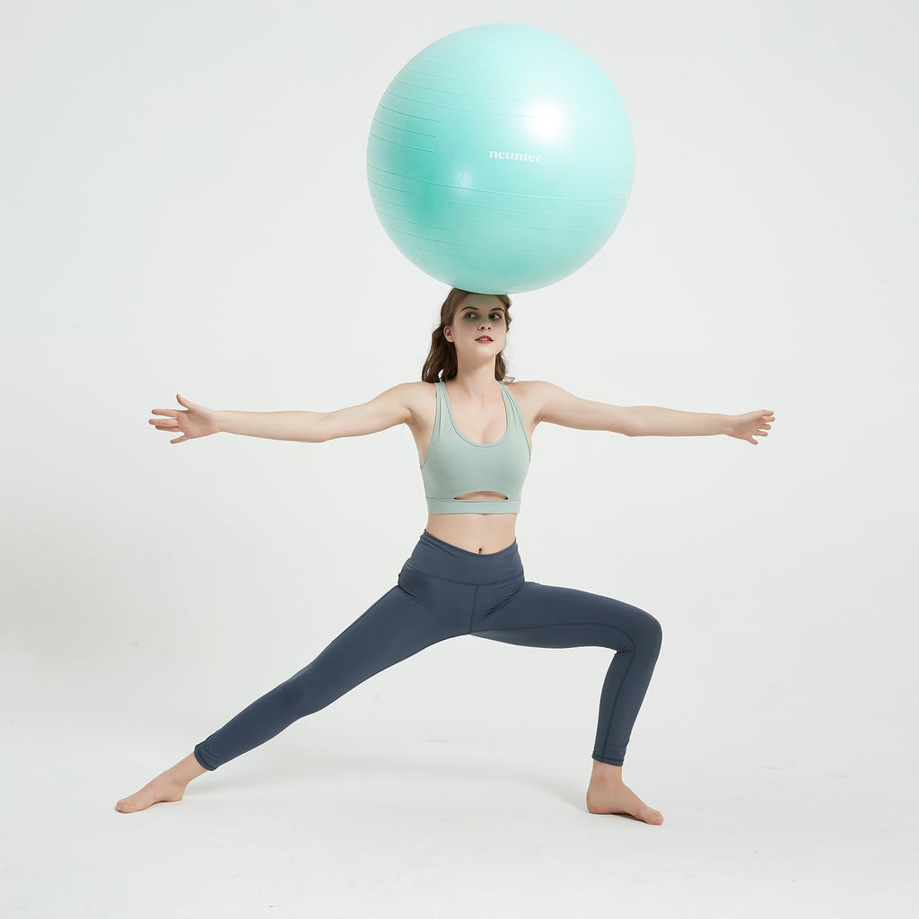 Stability Yoga Ball Chair With Resistance Bands