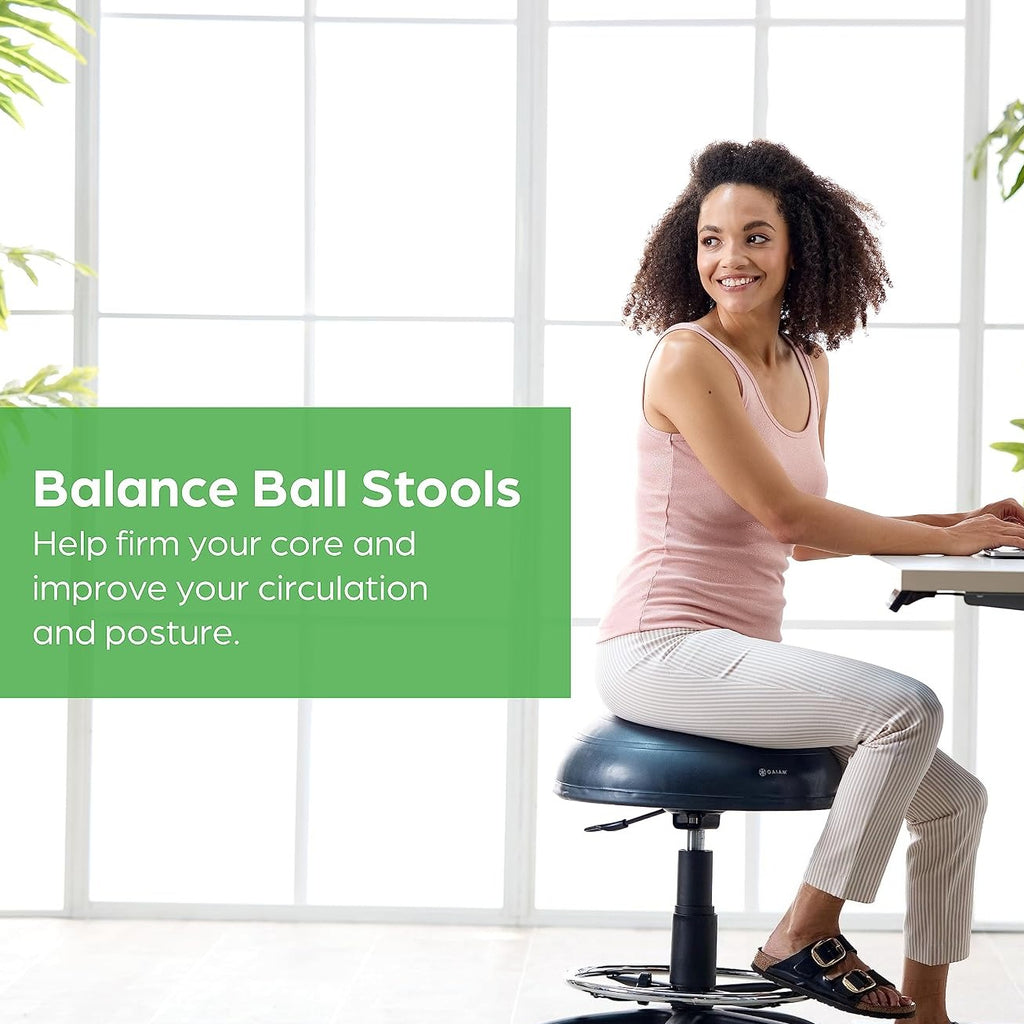 Adjustable Office Balance Ball Stool