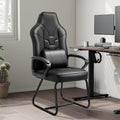 High‑Back Leather Reception Guest Office Chair