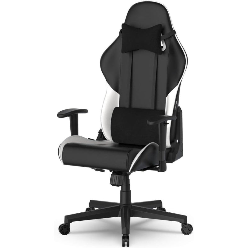 Ergonomic Faux‑Leather Reclining Gaming Chair