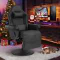 Ergonomic Massage Gaming Chair With Footrest