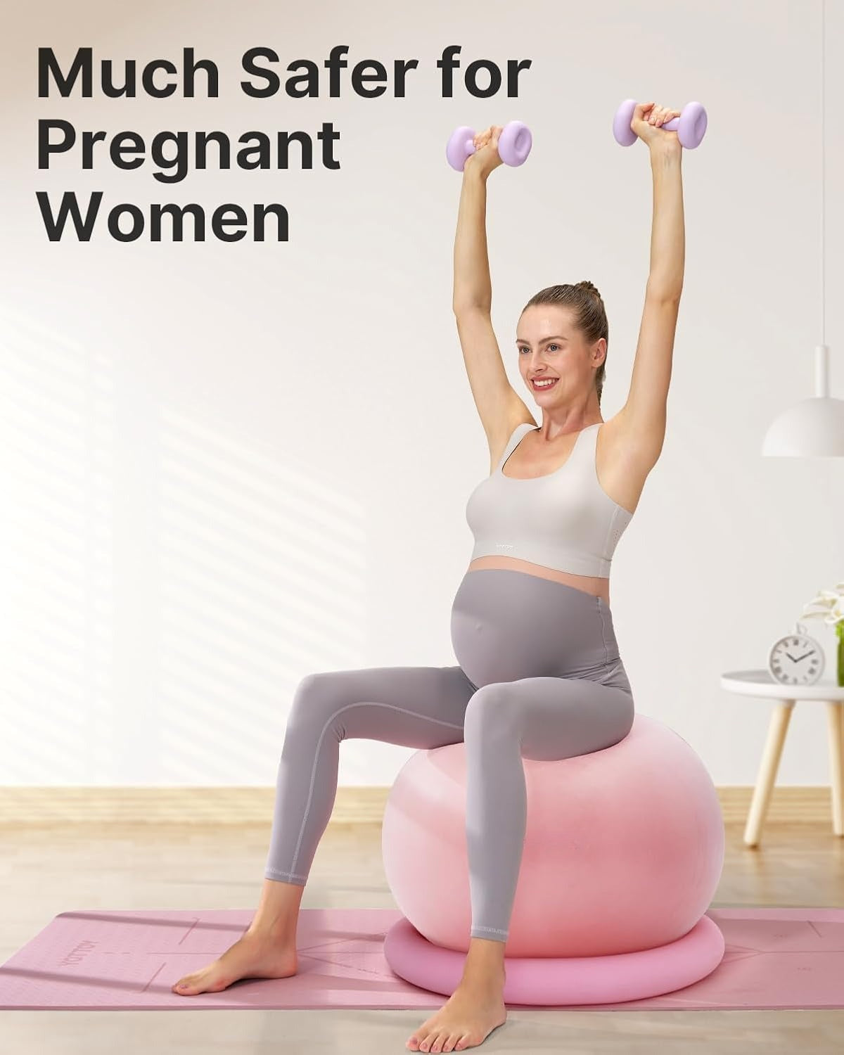 Stability Yoga Ball Office Chair With Base Pump