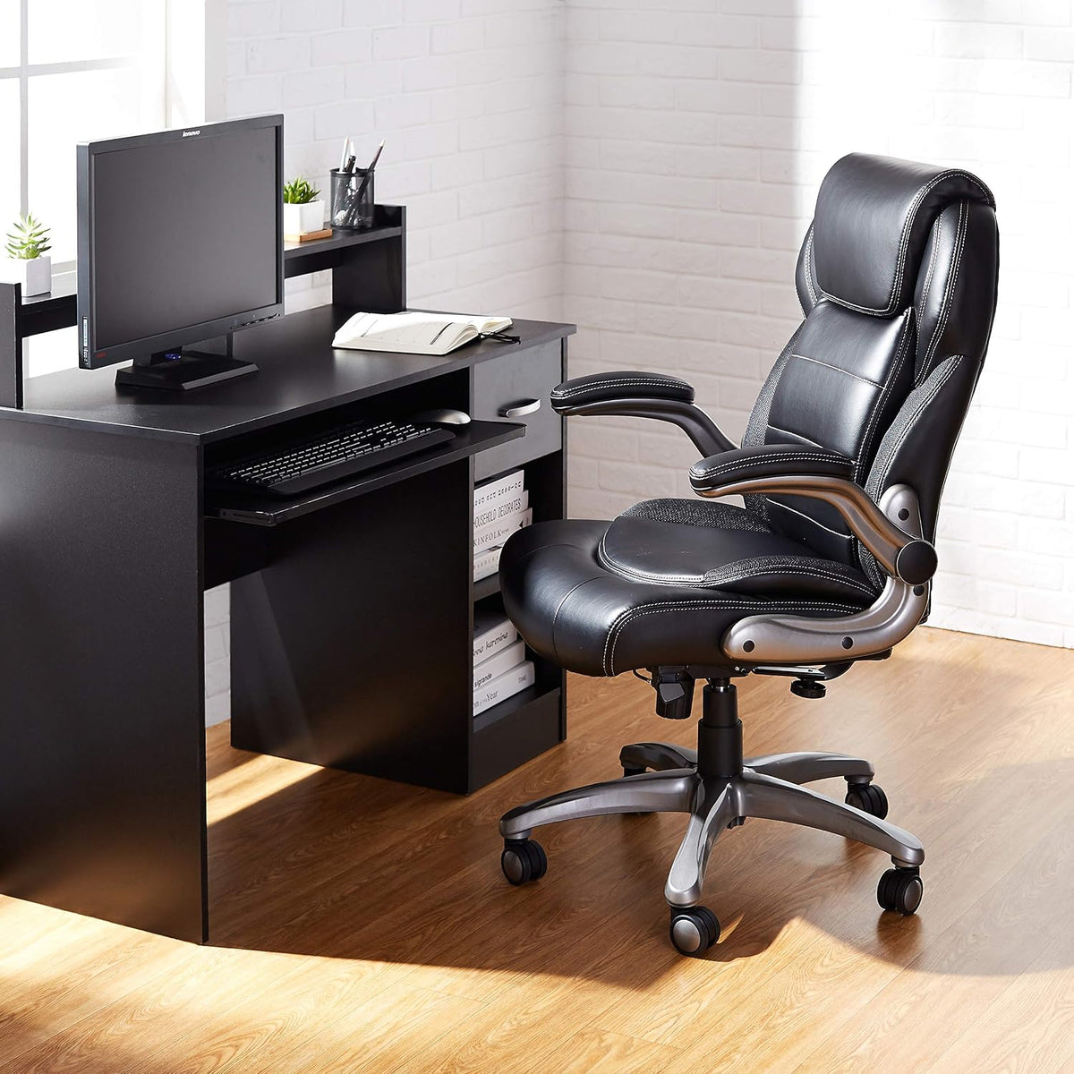 Ergonomic High‑Back Adjustable Swivel Office Chair